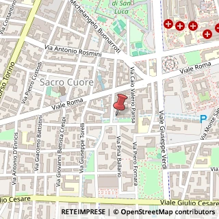 Mappa Via Francesco Sesalli, 15, 28100 Novara, Novara (Piemonte)