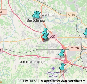 Mappa Banca Popolare di Verona, 37060 Sona VR, Italia (5.54615)