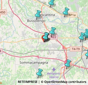 Mappa Banca Popolare di Verona, 37060 Sona VR, Italia (5.85667)