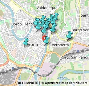 Mappa Piazza San Fermo, 37121 Verona VR, Italia (0.6715)