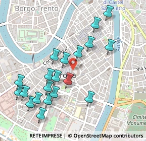 Mappa Piazza Brà, 37121 Verona VR, Italia (0.5325)