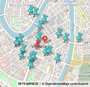 Mappa Piazza Brà, 37121 Verona VR, Italia (0.478)