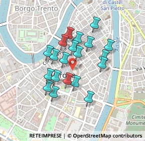 Mappa Piazza Brà, 37121 Verona VR, Italia (0.3515)