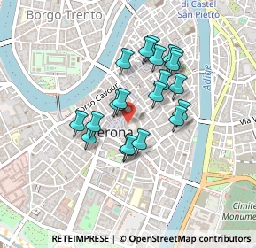 Mappa Piazza Brà, 37121 Verona VR, Italia (0.348)