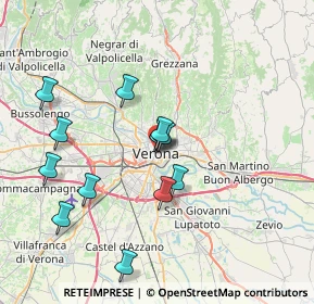 Mappa Piazza Brà, 37121 Verona VR, Italia (7.2075)