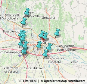Mappa Piazza Brà, 37121 Verona VR, Italia (6.59533)