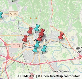 Mappa Piazza Brà, 37121 Verona VR, Italia (4.00786)