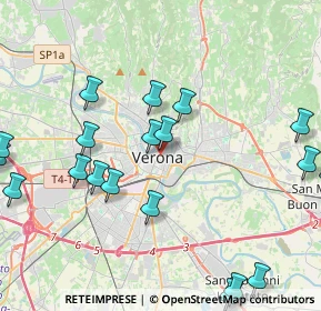 Mappa Piazza Brà, 37121 Verona VR, Italia (5.341)