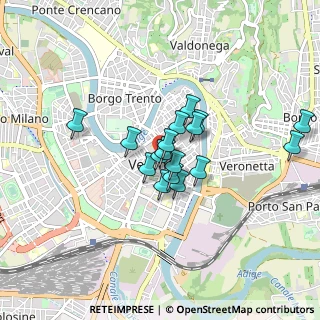 Mappa Piazza Brà, 37121 Verona VR, Italia (0.60471)