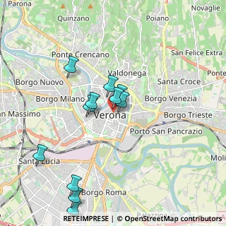 Mappa Piazza Brà, 37121 Verona VR, Italia (1.88909)