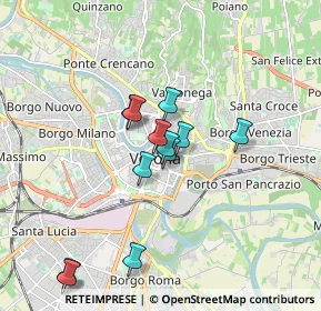 Mappa Piazza Brà, 37121 Verona VR, Italia (1.49333)