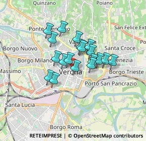 Mappa Piazza Brà, 37121 Verona VR, Italia (1.2)