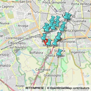 Mappa Via Felice Lope de Vega, 20143 Milano MI, Italia (1.52421)