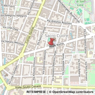 Mappa Viale Roma, 27B, 28100 Novara, Novara (Piemonte)