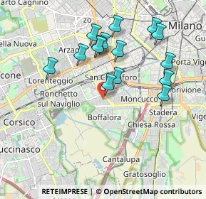 Mappa Via Bari, 20142 Milano MI, Italia (1.85067)