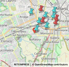 Mappa Via Bari, 20142 Milano MI, Italia (1.87455)