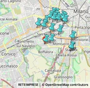 Mappa Via Bari, 20142 Milano MI, Italia (1.80421)