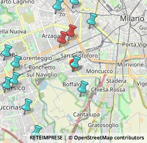 Mappa Via Bari, 20142 Milano MI, Italia (2.69769)