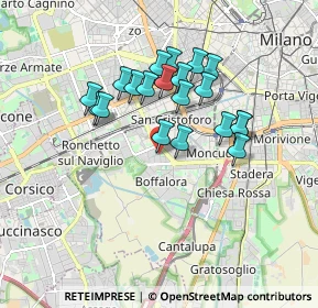 Mappa Via Bari, 20142 Milano MI, Italia (1.4875)