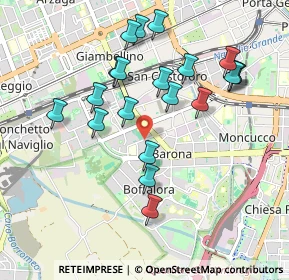 Mappa Via Bari, 20142 Milano MI, Italia (0.9365)