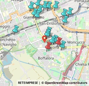 Mappa Via Bari, 20142 Milano MI, Italia (0.9675)
