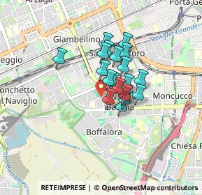 Mappa Via Bari, 20142 Milano MI, Italia (0.537)