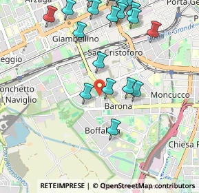 Mappa Via Bari, 20142 Milano MI, Italia (1.236)