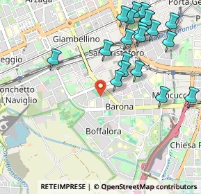 Mappa Via Bari, 20142 Milano MI, Italia (1.1825)