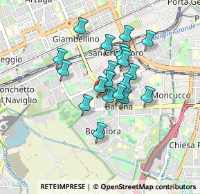 Mappa Via Bari, 20142 Milano MI, Italia (0.6485)