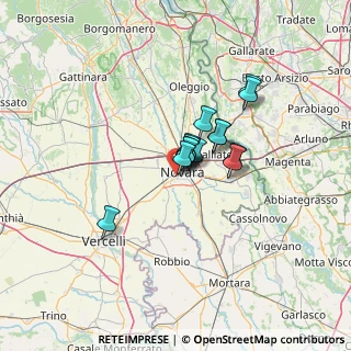 Mappa Via F. Maria Grimaldi, 28100 Novara NO, Italia (7.97643)