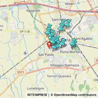 Mappa Via F. Maria Grimaldi, 28100 Novara NO, Italia (1.13438)