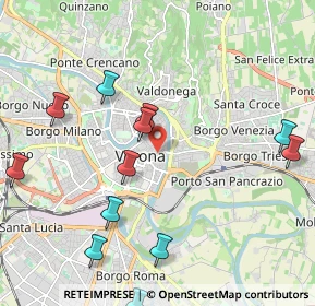Mappa Stradone S. Fermo, 37121 Verona VR, Italia (2.43583)