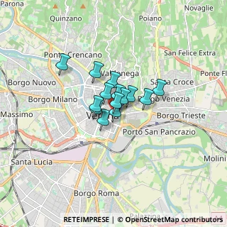 Mappa Via Leoncino, 37121 Verona VR, Italia (0.83857)