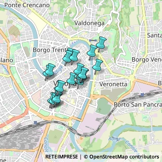 Mappa Via Leoncino, 37121 Verona VR, Italia (0.6015)