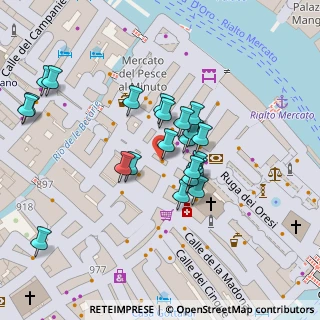 Mappa Calle San Mattia, 30125 Venezia VE, Italia (0.02273)