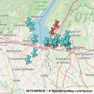 Mappa Via Bonomi Generale, 37019 Peschiera del Garda VR, Italia (10.69444)