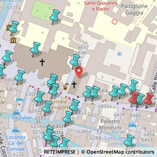 Mappa Calle del Parucchier, 30122 Venezia VE, Italia (0.08889)