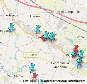 Mappa Via Terribile, 35035 Mestrino PD, Italia (2.60357)