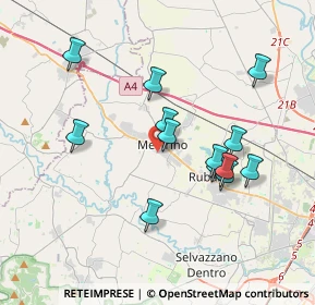 Mappa Via Terribile, 35035 Mestrino PD, Italia (3.43154)