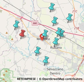 Mappa Via Terribile, 35035 Mestrino PD, Italia (3.69727)