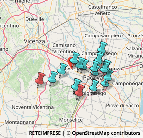 Mappa Via Terribile, 35035 Mestrino PD, Italia (11.2095)