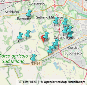 Mappa Via Albert Einstein, 20047 Cusago MI, Italia (3.43615)