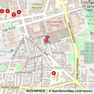 Mappa Via Pontida, 2D, 28100 Novara, Novara (Piemonte)