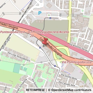 Mappa Via Fornace Morandi, 24, 35133 Padova, Padova (Veneto)