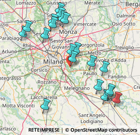 Mappa Via Fratelli Bandiera, 20080 Peschiera Borromeo MI, Italia (17.3955)