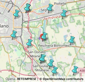Mappa Via Fratelli Bandiera, 20080 Peschiera Borromeo MI, Italia (5.09143)