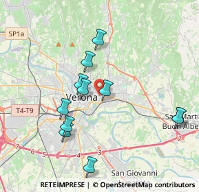 Mappa Via Cantarane, 37128 Verona VR, Italia (3.76)