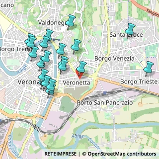 Mappa Via Cantarane, 37128 Verona VR, Italia (1.0935)