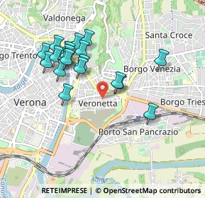 Mappa Via Cantarane, 37128 Verona VR, Italia (0.8965)