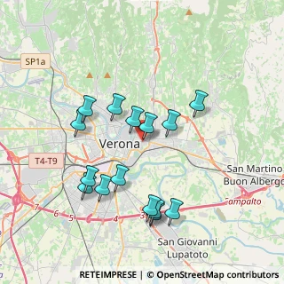 Mappa Via Cantarane, 37128 Verona VR, Italia (3.61667)